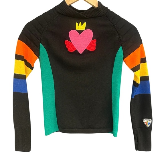 Rossignol S sweater padded down shoulders very small small.. excellent condition - Picture 2 of 15